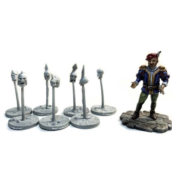 Koepfe auf Spiesen – Bild 3