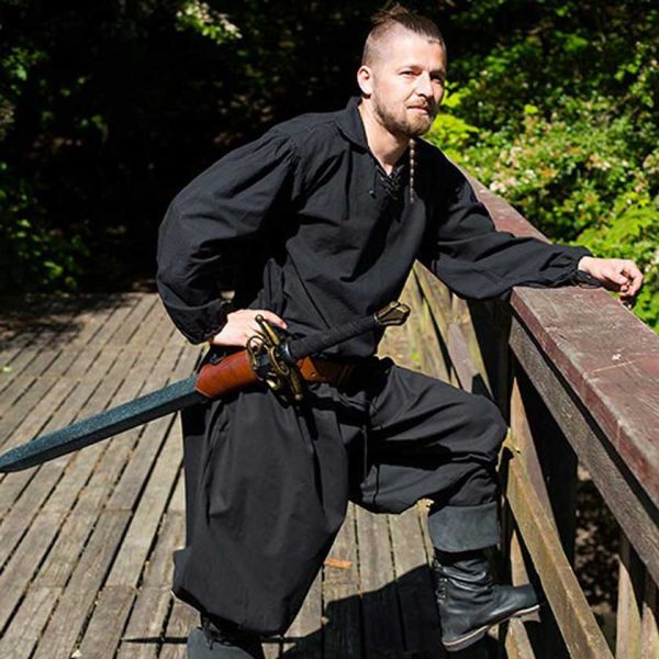 Mittelalter Shirt Schwarz – Bild 2