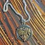 Amulett Drache goldfarben – Bild 2