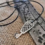 Wikinger Schlüssel Bronze Versilbert – Bild 3