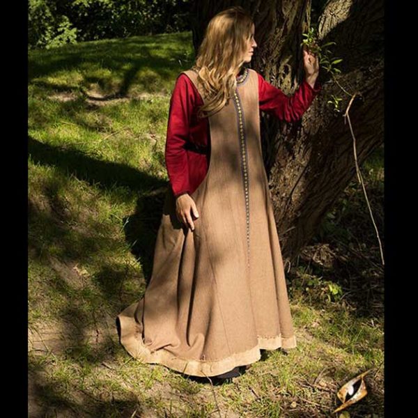 Kleid / Schürze  Fischgrat – Bild 2