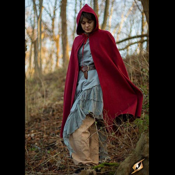 Woll Umhang Rot – Bild 2