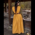 Einfaches Kleid Blau/Gelb/Schwarz – Bild 8