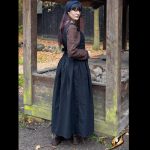 Einfaches Kleid Blau/Gelb/Schwarz – Bild 10