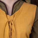 Einfaches Kleid Blau/Gelb/Schwarz – Bild 12