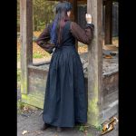 Einfaches Kleid Blau/Gelb/Schwarz – Bild 13