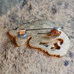 Raben Brosche Bronze – Bild 3