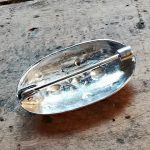 Schalenfibel Truso versilbert – Bild 2