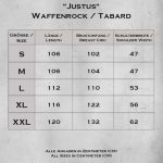 Wildleder Waffenrock Schwarz – Bild 2