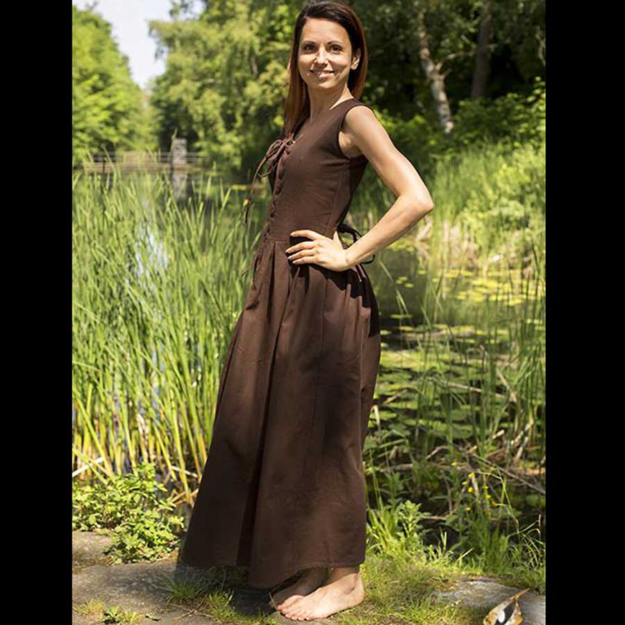 s414329983377326361_p3127_i212_w900.jpeg Einfaches Kleid Braun – Bild 1