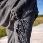 Fischgrat Hosen Dunkelgrau – Bild 6