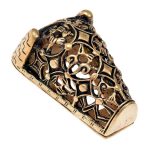 Tierkopffibel durchbrochen