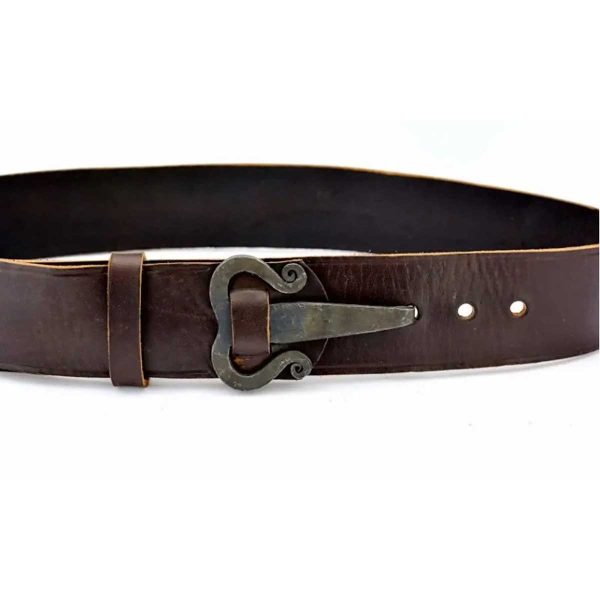 Keltischer Gürtel mit geschmiedetem Gürtelhaken – Bild 2