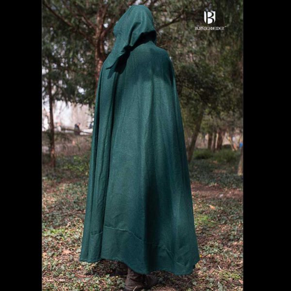 Woll Umhang Grün – Bild 2