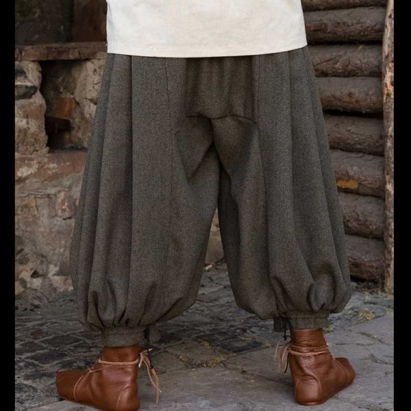 Rus Fischgrat Hosen Grau – Bild 2