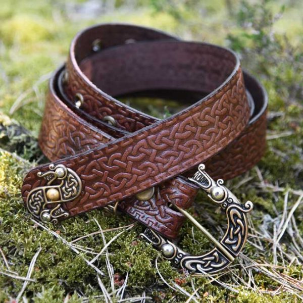 Gurtel Knotenmuster Braun – Bild 2