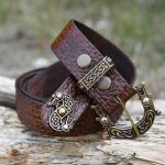 Gurtel Knotenmuster Braun – Bild 3