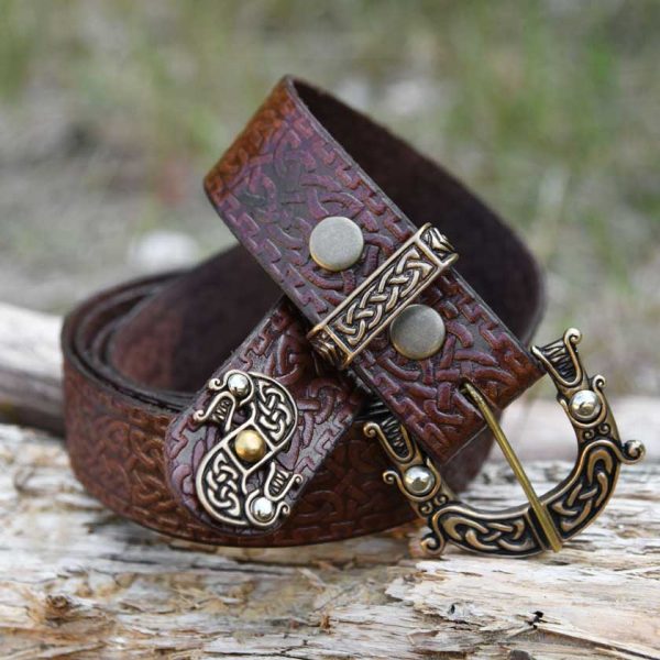 Gurtel Knotenmuster Braun – Bild 3