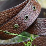 Gurtel Knotenmuster Braun – Bild 4