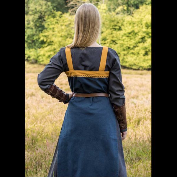 Wikinger Schürze bestickt Blau – Bild 6
