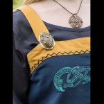 Wikinger Schürze bestickt Blau – Bild 7
