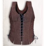 Wildleder Mieder Braun