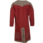 Tunika bestickt Bordeauxrot / Grau – Bild 2