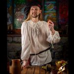 Leichtes Hemd Unisex weiss