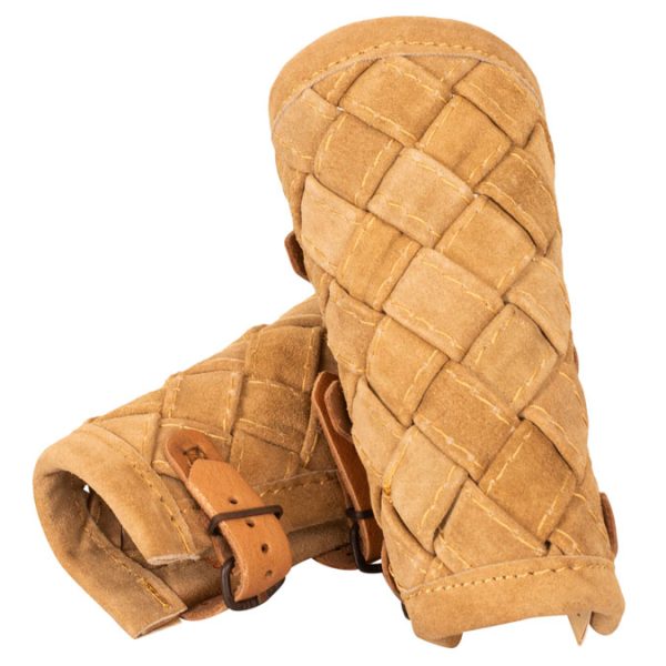 Armschutz geflochten Leder – Bild 4