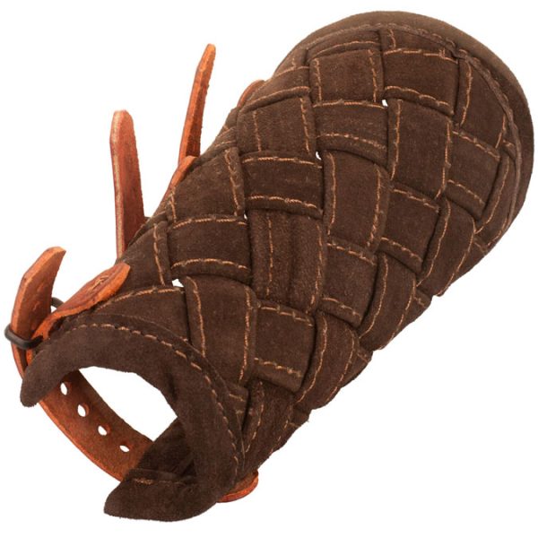 Armschutz geflochten Leder – Bild 6