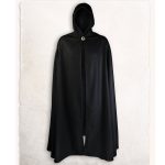 Umhang mit Schliesse Schwarz