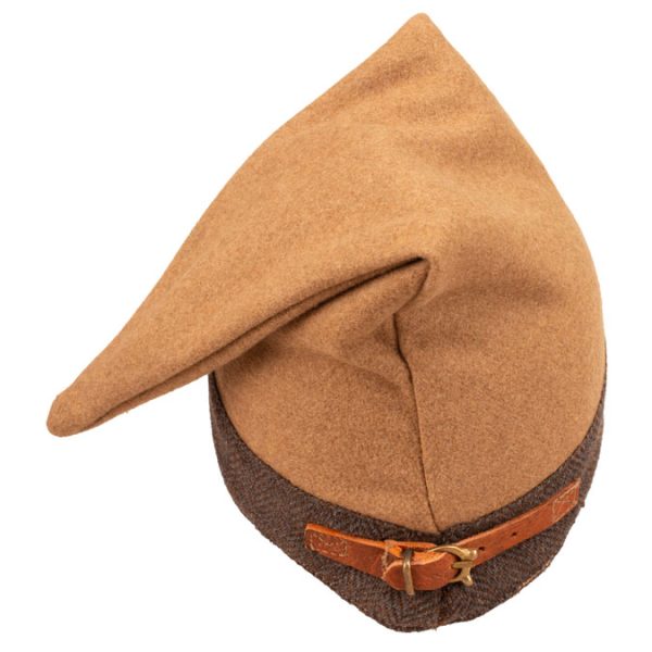 Mütze Wolle Grau/Beige – Bild 6
