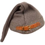 Mütze Wolle Grau/Beige – Bild 7