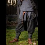 Fischgrat Hosen Schwarz