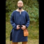 Leinentunika Blau