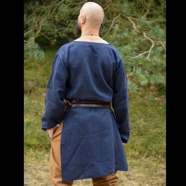 Leinentunika Blau – Bild 3