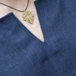 Leinentunika Blau – Bild 4