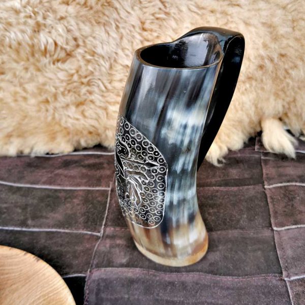 Horn Becher Odin auf Sleipnir – Bild 4