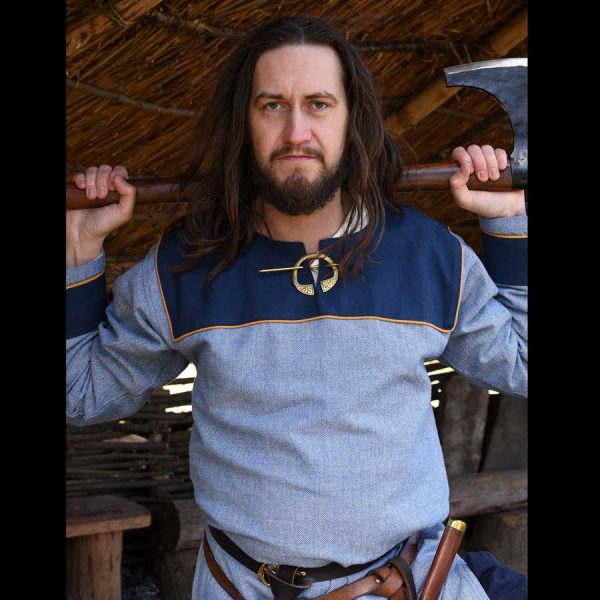 Tunika Fischgrat Blau – Bild 2