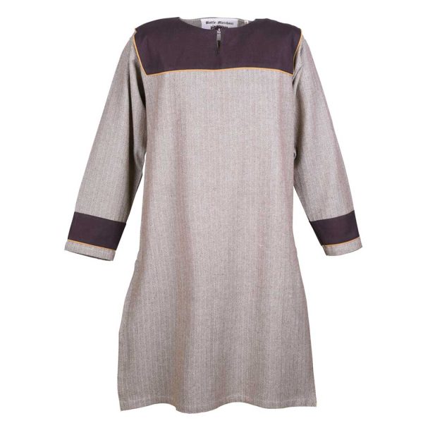 Tunika Fischgrat Braun – Bild 3