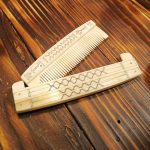 2-teiliger Kamm aus Knochen