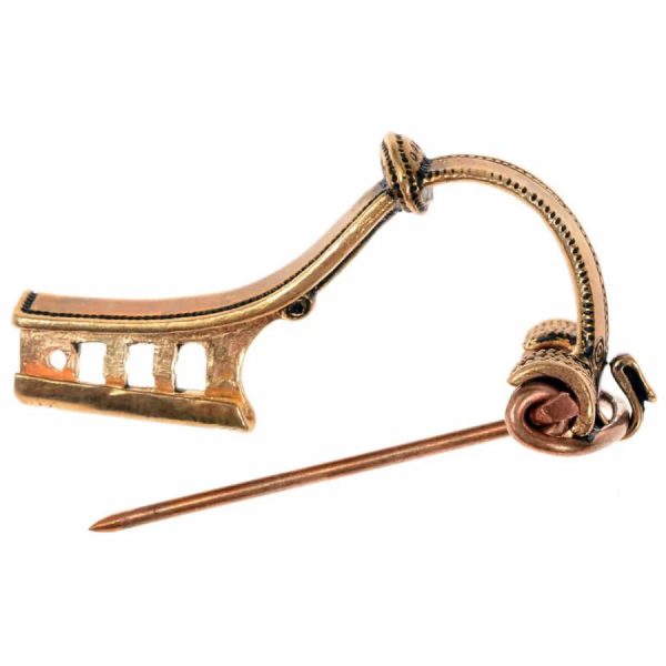 Römisch / Germanisch Rollenkappen Fibel – Bild 2