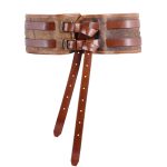 Breiter Ledergürtel Fettleder