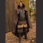 Leichter Umhang schwarz oder braun