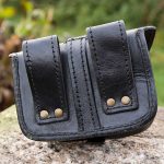 Leder Gürteltasche Braun oder Schwarz – Bild 3