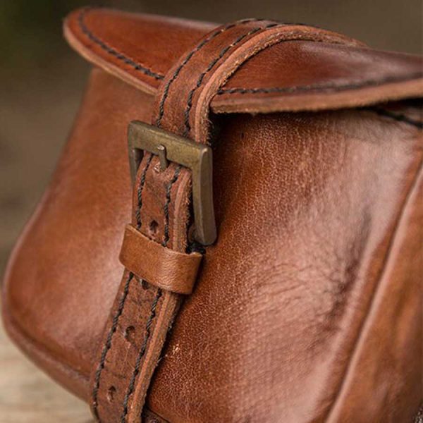 Leder Gürteltasche Braun oder Schwarz – Bild 6