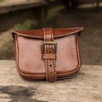 Leder Gürteltasche Braun oder Schwarz