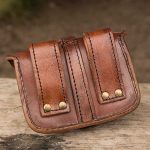 Leder Gürteltasche Braun oder Schwarz – Bild 7