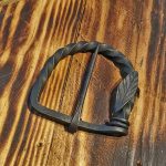 Gürtelschnalle geschmiedet Blatt