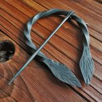 Geschmiedete Fibel Blatt